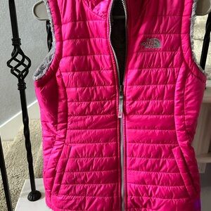 The North Face Fuchsia Quilted Vest